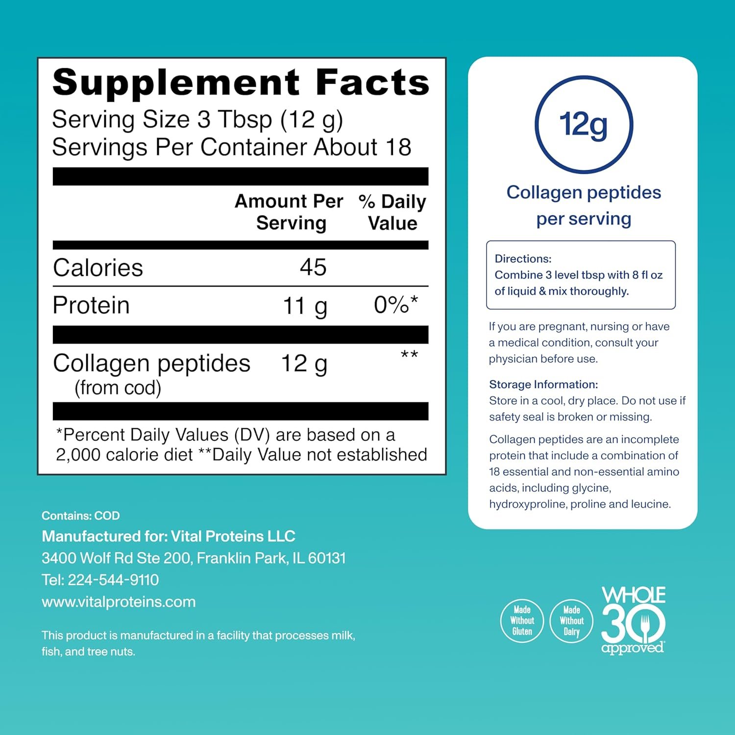 Vital Proteins Marine Collagen - الصورة 2
