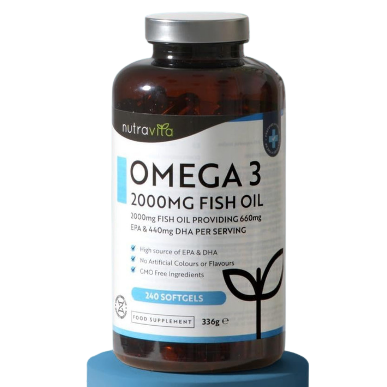 Omega 3 2000Mg With 660Mg Epa & 440Mg Dha Per Serving - 240 Softgel Capsules