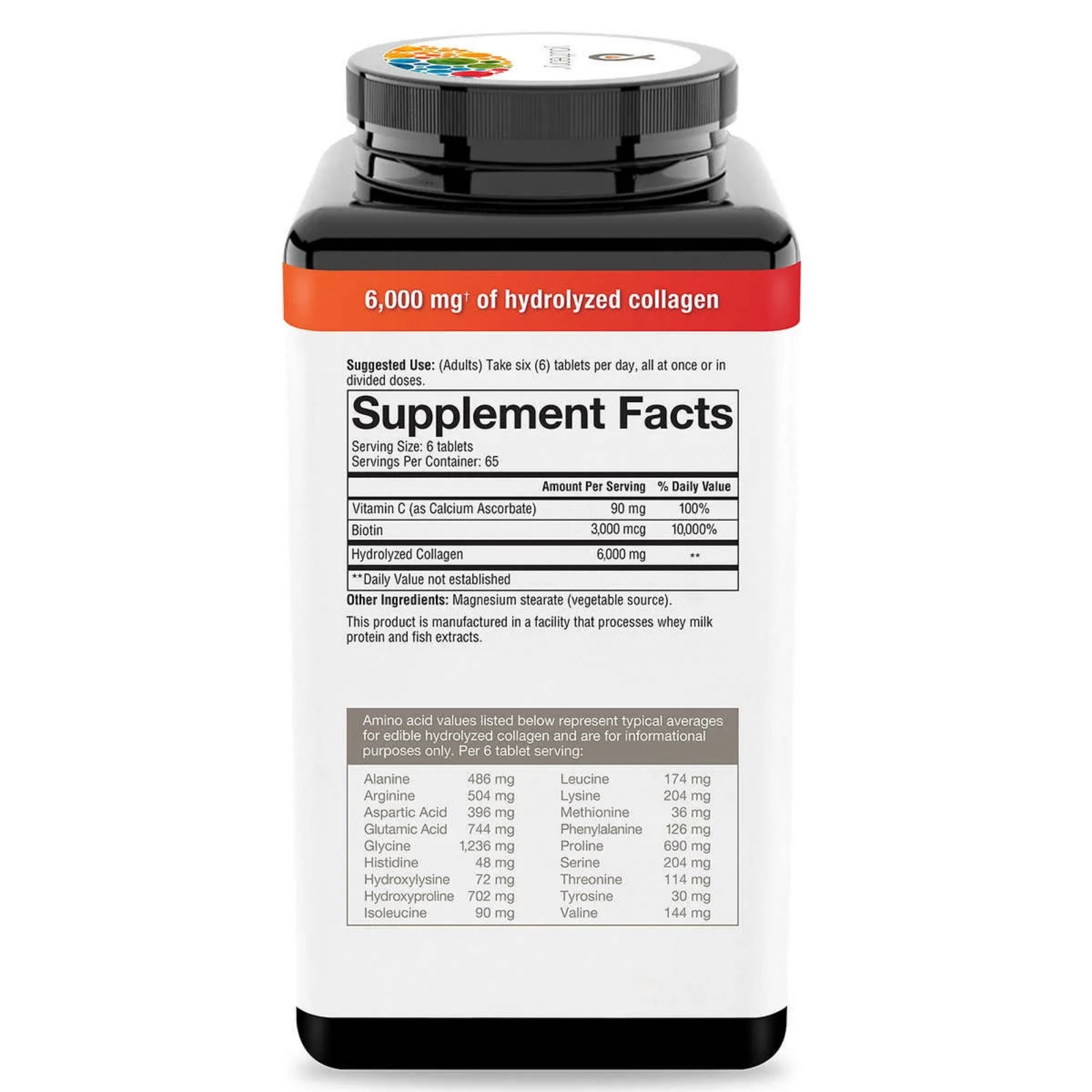 كولاجين + أقراص البيوتين للشعر والأظافر الأقوى | 390 قرص - الصورة 2