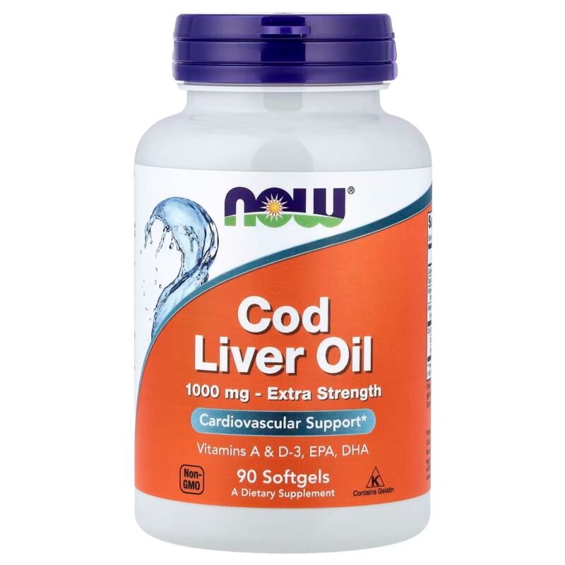 NOW Foods, Cod Liver Oil, 90 Softgels