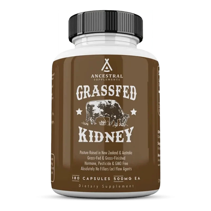 Grass Fed Beef Kidney 180 cap