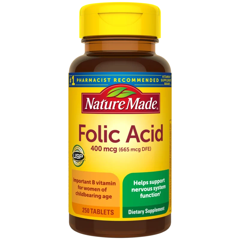 Folic Acid 400 mcg Tablets