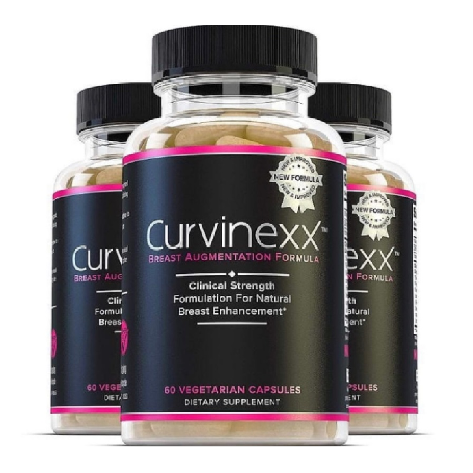 كبسولات تكبير الثدي (الصدر) والمؤخرة كيرفينكس CURVINEXX