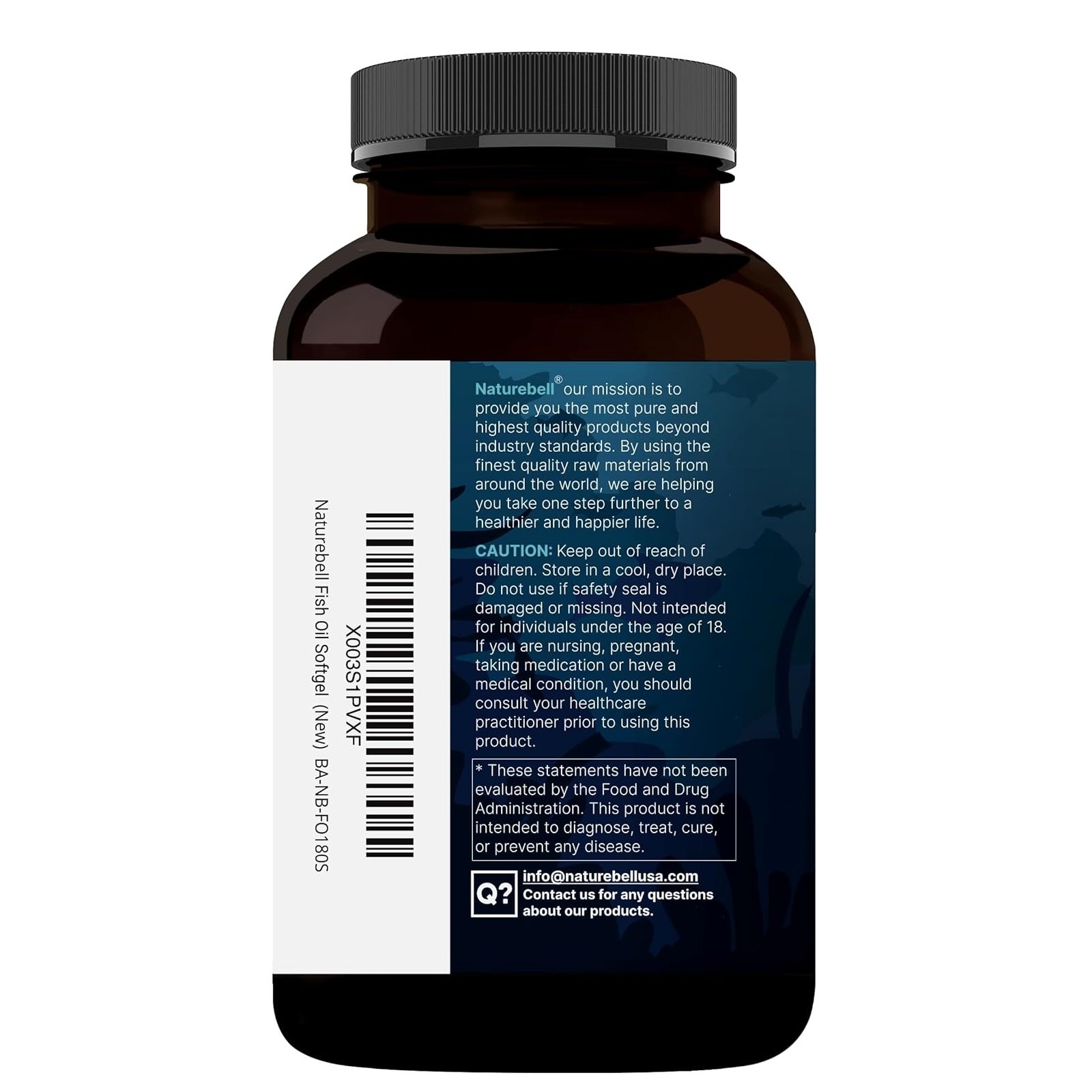 Omega 3 Fish Oil 4,200mg, 180 Burpless Softgels, Highly Purified EPA 1,200mg & DHA 900mg | Lemon Flavored | Premium Wild Caught Fish from Deep Sea – Heart & Brain Support – Mercury Free & Non-GMO - الصورة 2