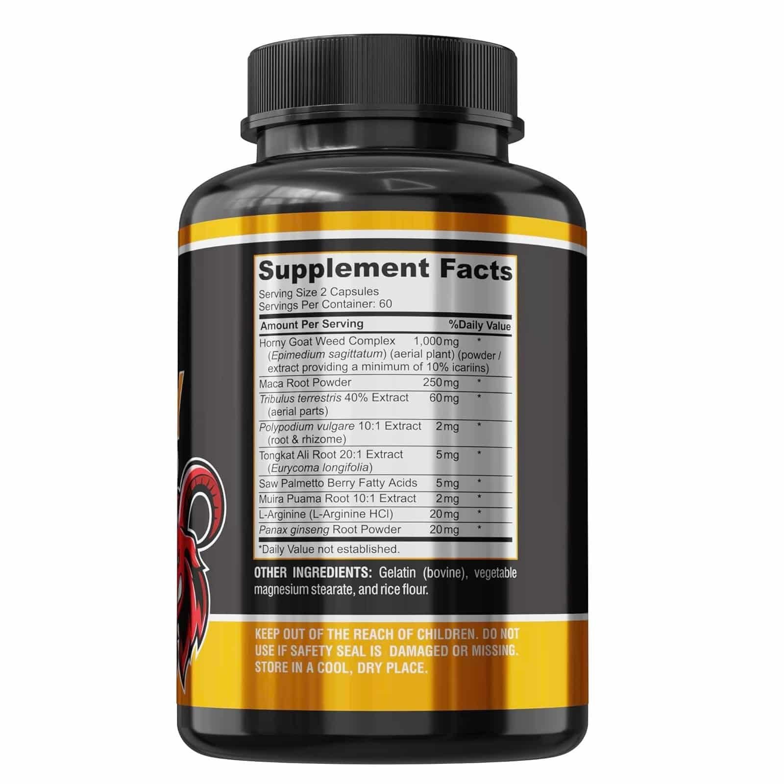 Horny Goat Weed Extra Strength Blend, 120 Capsules - الصورة 2