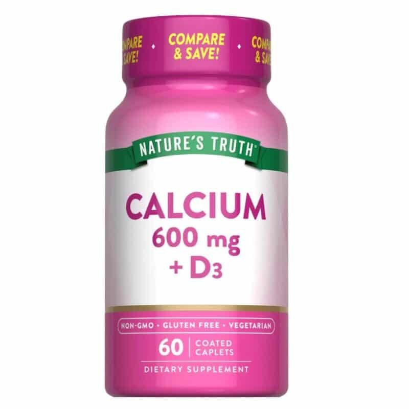 NATURES TRUTH CALCIUM 600MG+D3 60 CAPS
