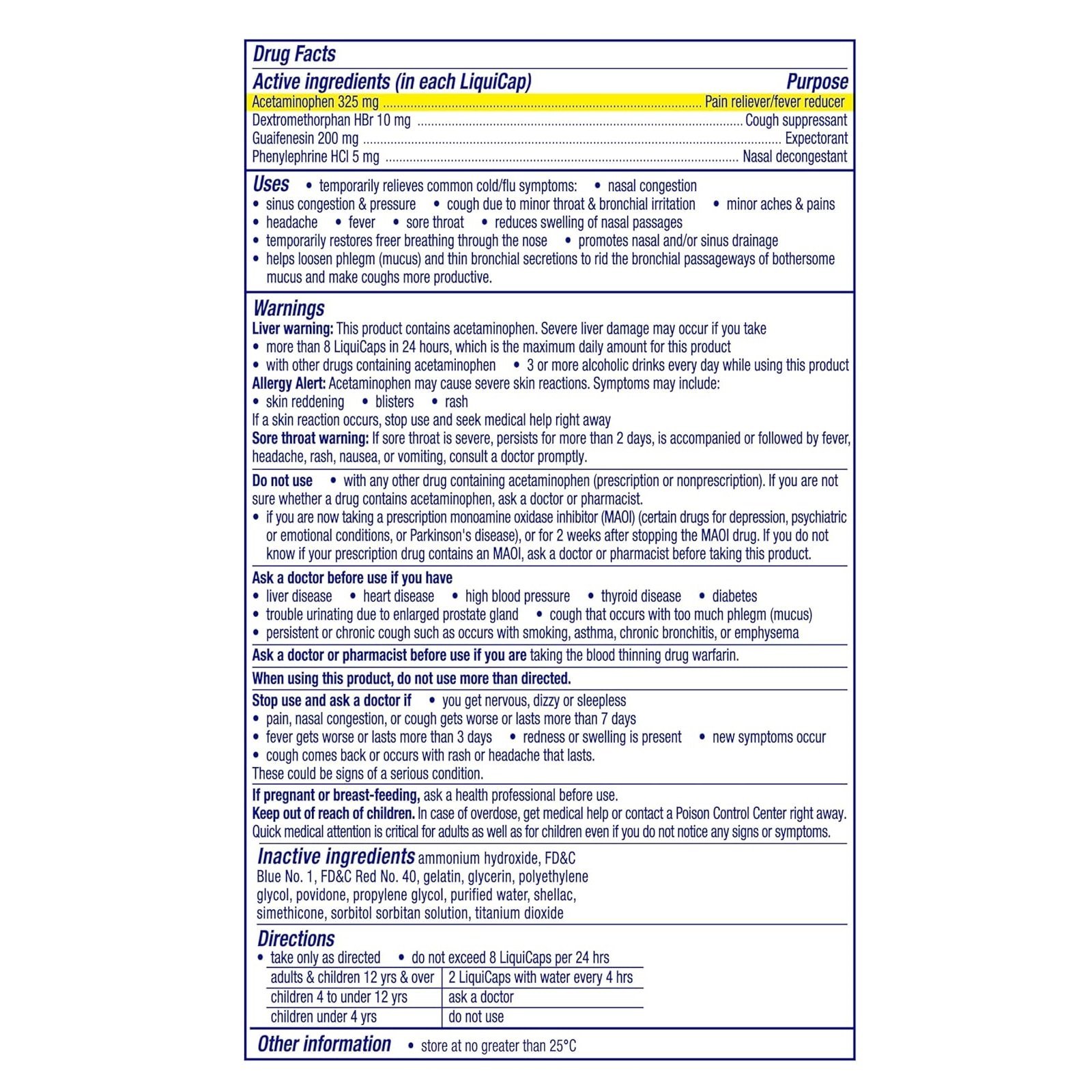 Vicks DayQuil Severe Cold, Flu & Congestion Medicine, Liquicaps, Maximum Strength Orange, 24 Count - الصورة 2