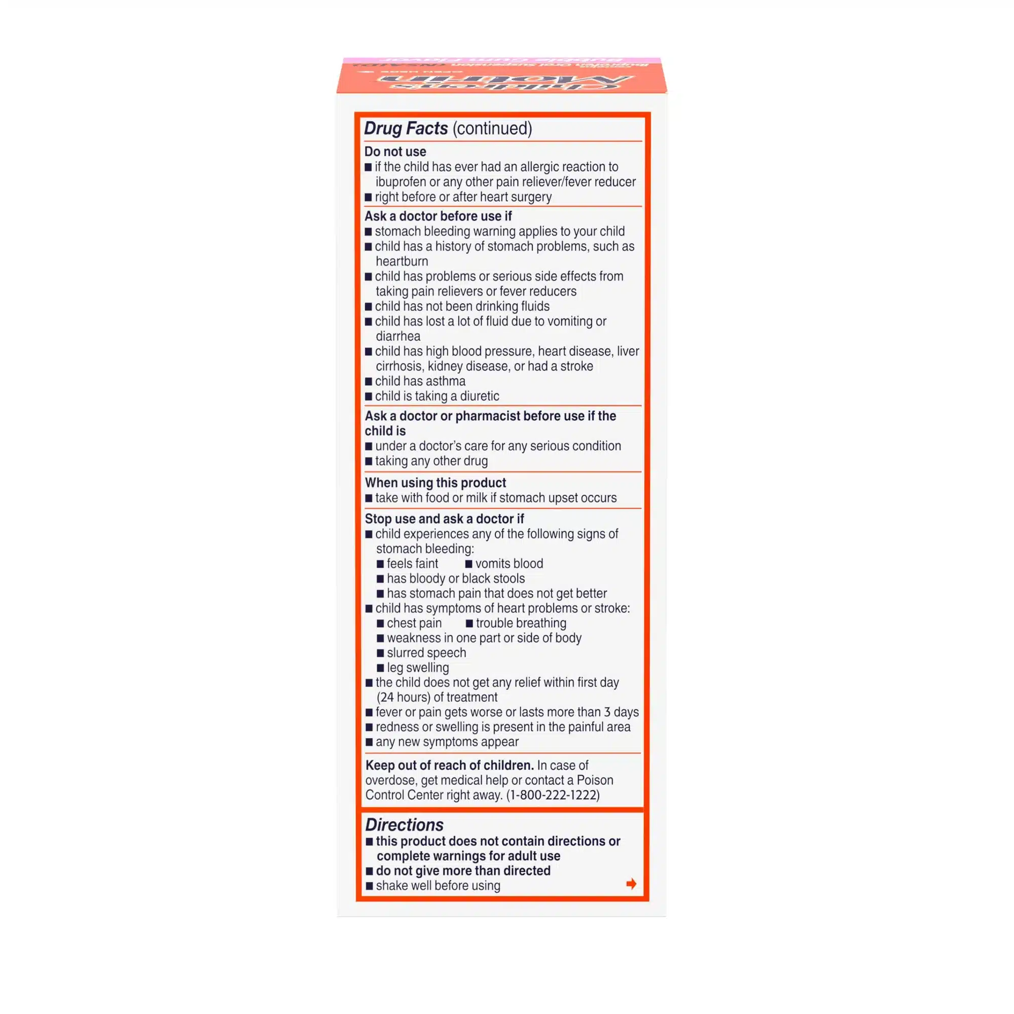 Children's Motrin Ibuprofen - الصورة 2