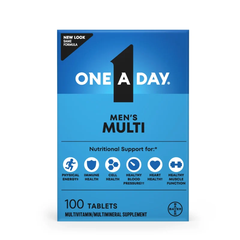 One A Day Mens Multivitamin Tablets, Multivitamins for Men, 100 Count