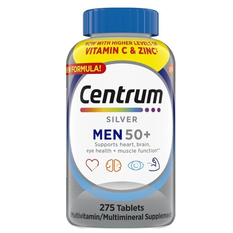 Centrum Silver Men 50+ Multivitamin, 275 Tablets