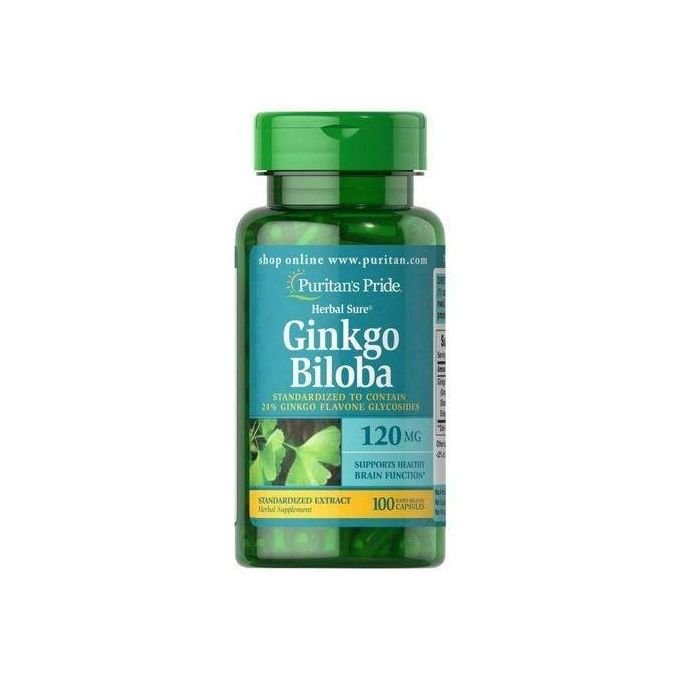 Puritan'S Pride Ginkgo Biloba Standardized Extract 120 Mg-100 Capsules