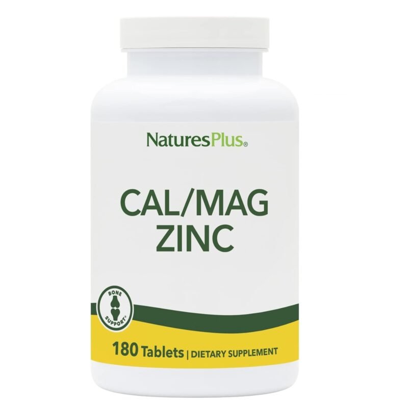 Nature's Plus Calcium Magnesium Zinc 180 Tablets