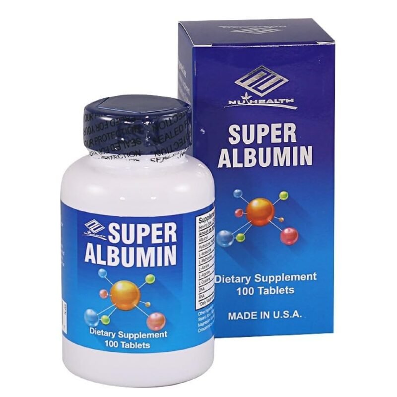 Nuhealth Super Albumin (100 Tablets)
