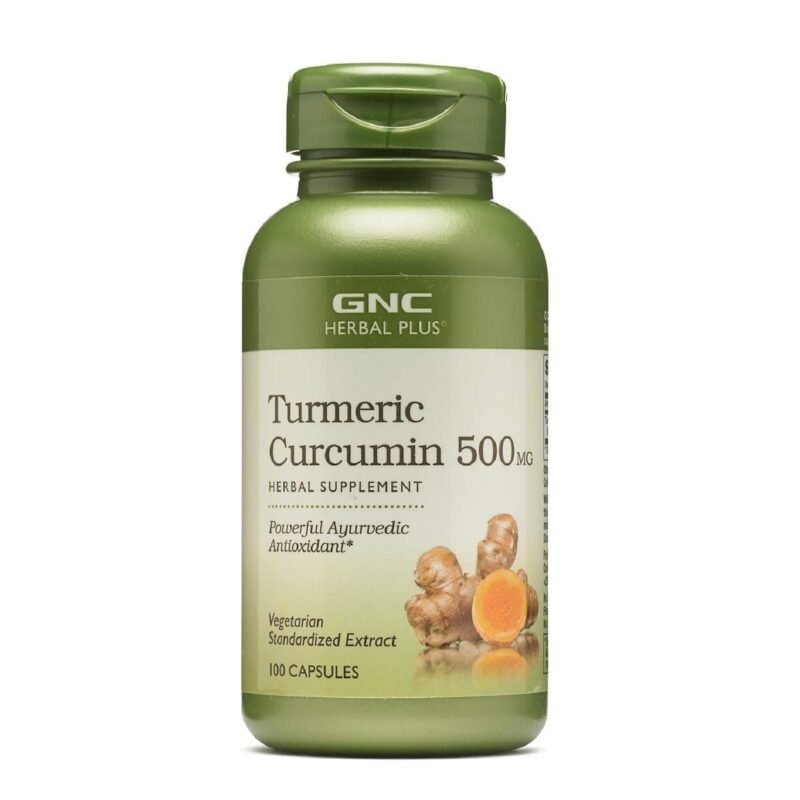 GNC Herbal Plus - Turmeric Curcumin 500mg 100 capsules