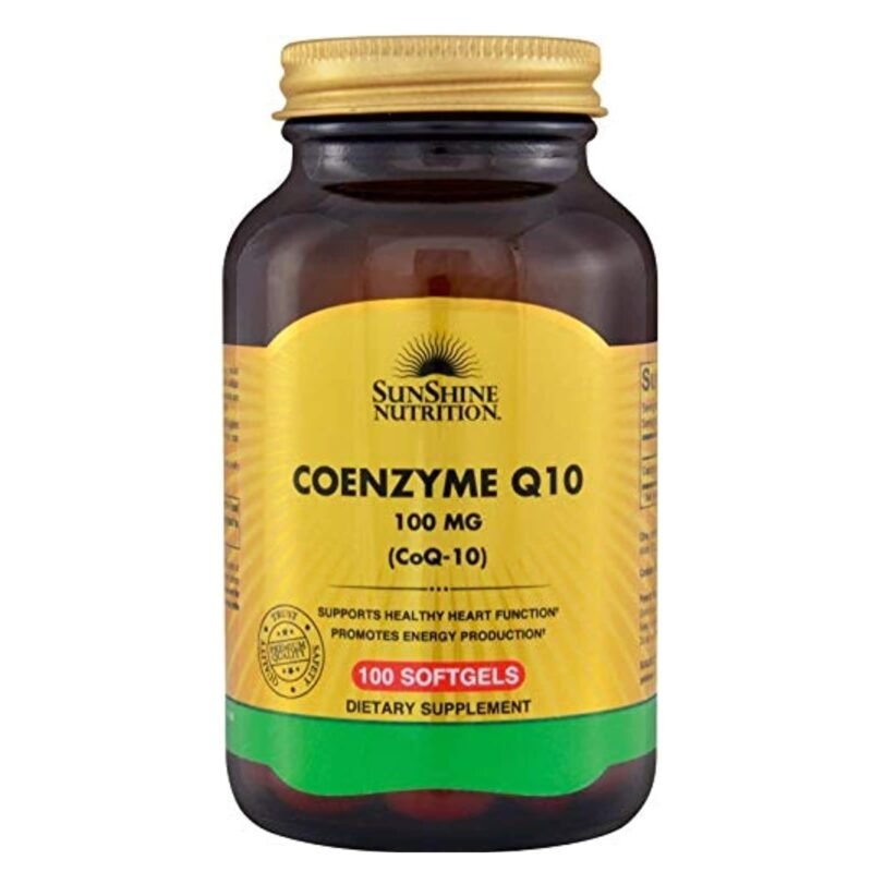 Sunshine Nutrition Coenzyme Q10 100mg 100 Softgels