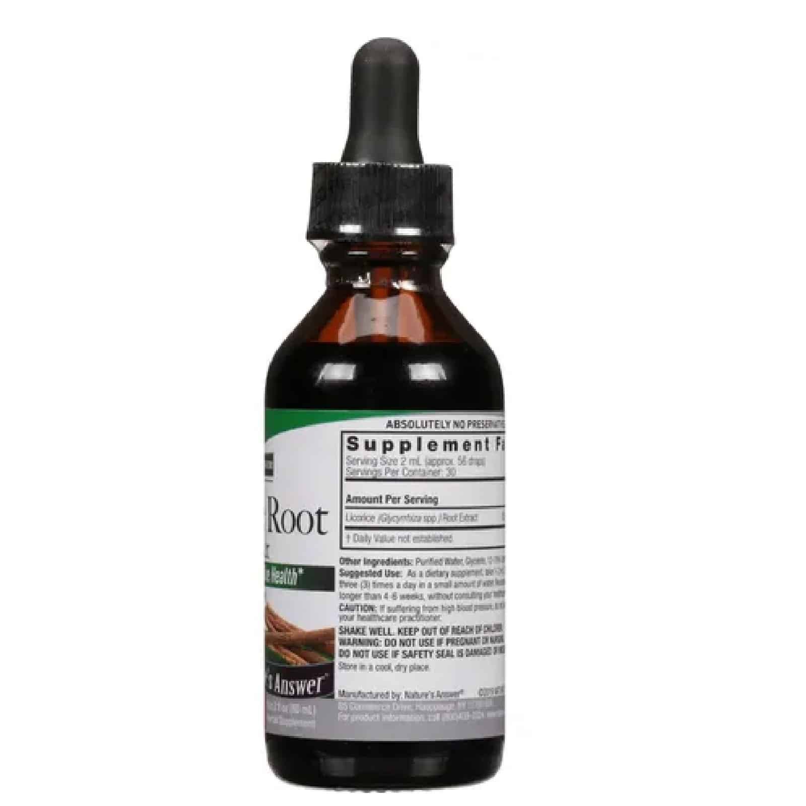 Nature's Answer, Liquorice Root Fluid Extract, Alcohol-Free, 2,000 mg, 1 fl oz (30 - الصورة 3
