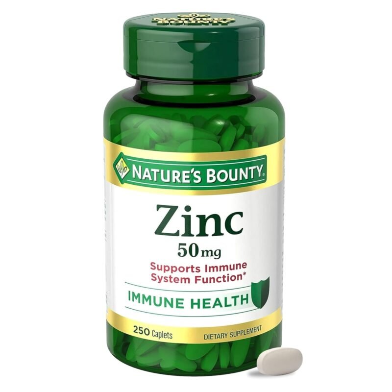 Nature’s Bounty Zinc 50mg,250 Vegetarian Caplets