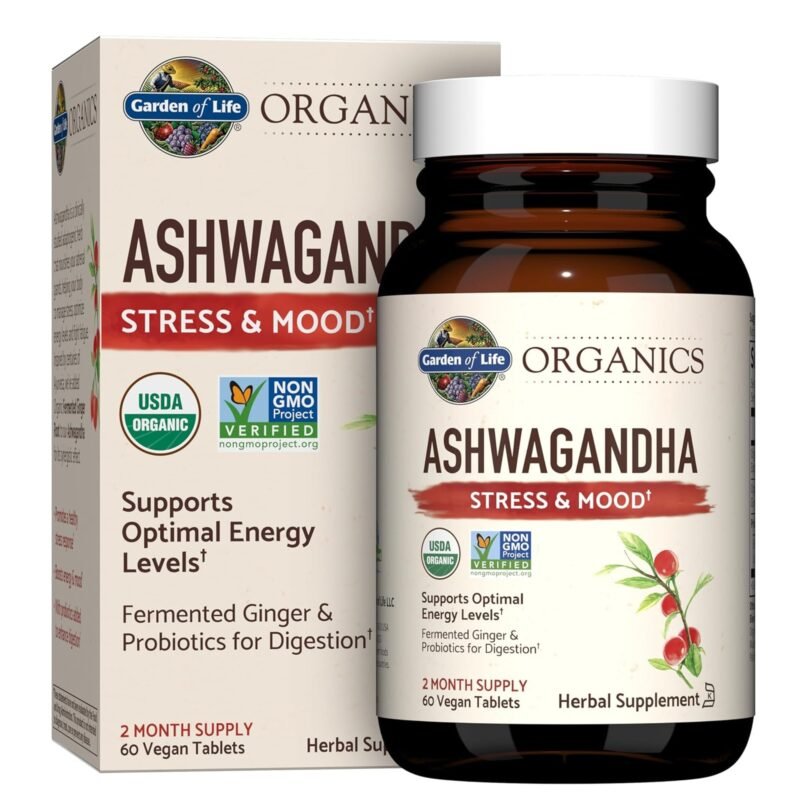 garden of life ashwagandha stress and mood 60 Tablets