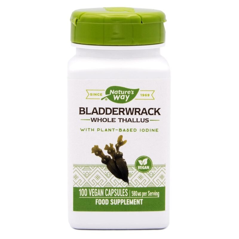 Nature's Way Bladderwrack - 100 Vegetarian Capsules