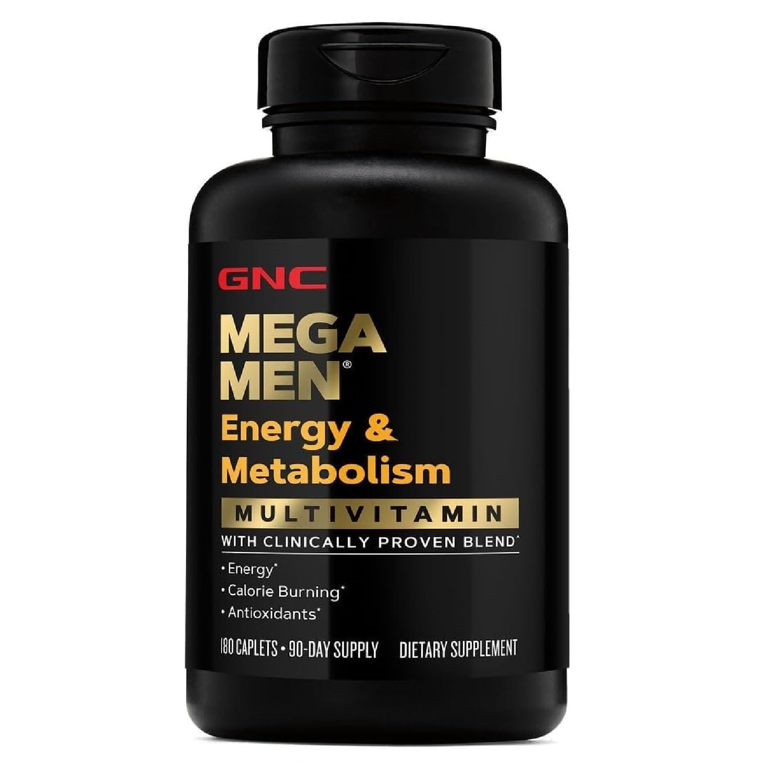GNC Mega Men Energy & Metabolism Multivitamin | Antioxidants and Increased Calorie Burning | 180 Count - الصورة 3