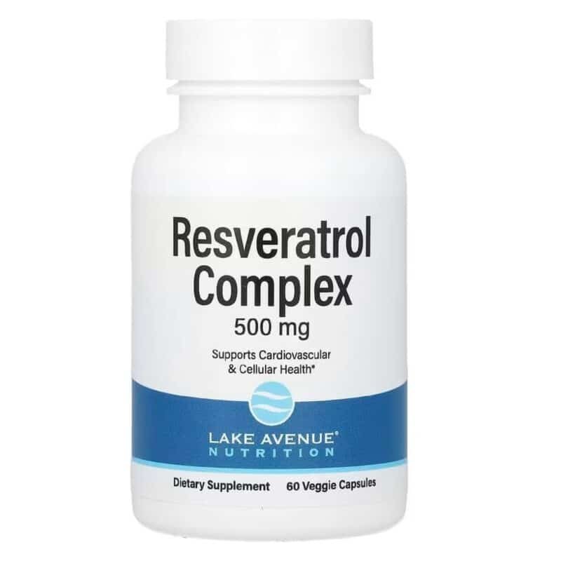 Resveratrol Lake Avenue Nutrition 500mg 60 Capsules
