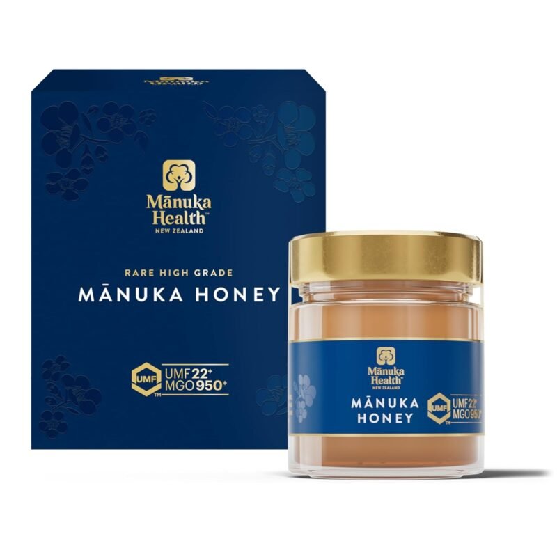 Manuka Health MGO 950+ Manuka Honey (250g) High Potency, Targeted Care, Manuka Honey New Zealand, Superfood, Organic