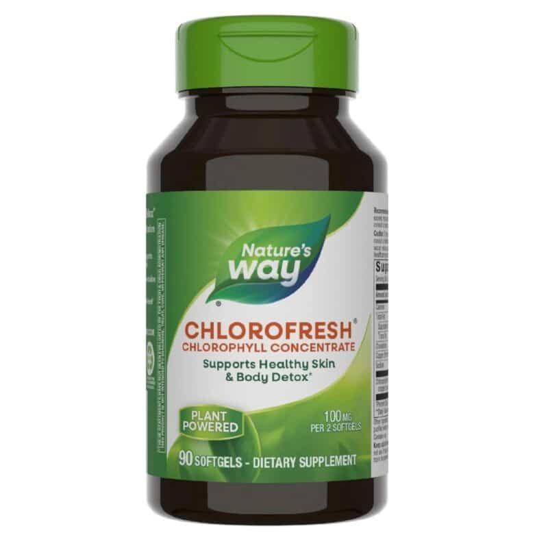 Nature's Way, Chlorofresh®, Chlorophyll Concentrate, 90 Capsules (50 mg per Capsule)