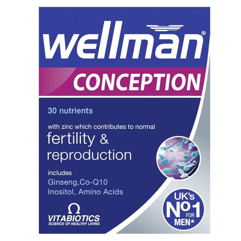 Vitabiotics Wellman Conception Tablets 30 Capsules