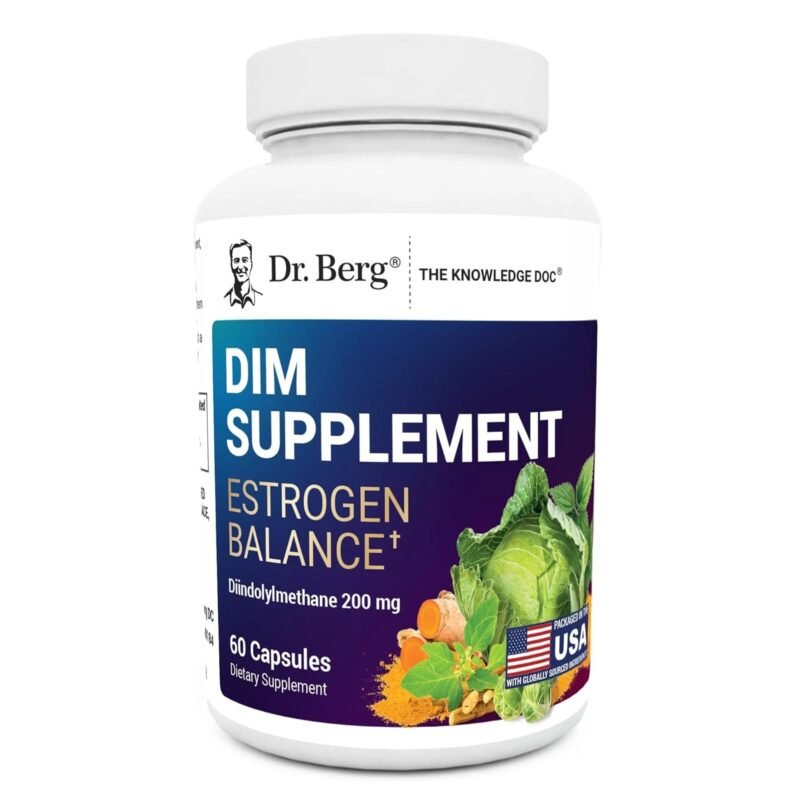 Dr. Berg DIM Supplement Estrogen Balance - Original Estrogen Supplement for Wome