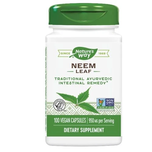 Nature'S Way Neem Leaves 475 Mg 100 Capsules
